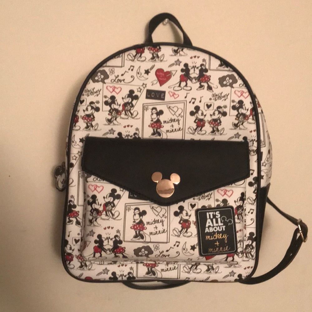 Mickey Mouse and Minnie Mouse mini backpack